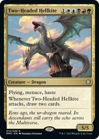 Two-Headed Hellkite (14) [Commander: Dominaria United]