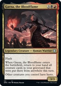 Garna, the Bloodflame (151) [Commander: Dominaria United]