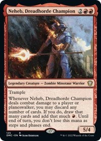 Neheb, Dreadhorde Champion (125) [Commander: Dominaria United]
