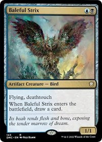Baleful Strix (143) [Commander: Dominaria United]