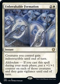 Unbreakable Formation (106) [Commander: Dominaria United]