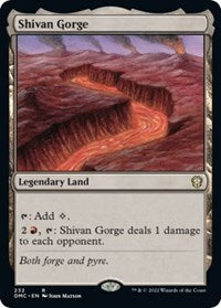 Shivan Gorge (232) [Commander: Dominaria United]
