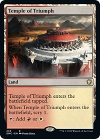 Temple of Triumph (238) [Commander: Dominaria United]