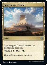 Sandsteppe Citadel (229) [Commander: Dominaria United]