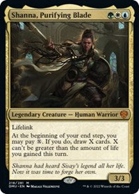 Shanna, Purifying Blade (218) [Dominaria United]