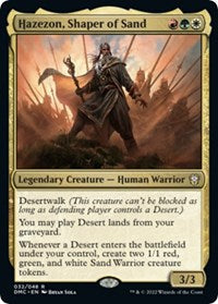 Hazezon, Shaper of Sand (32) [Commander: Dominaria United]