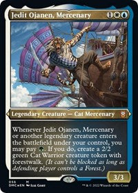 Jedit Ojanen, Mercenary (Foil Etched) (56) [Commander: Dominaria United]