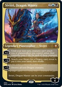 Sivitri, Dragon Master (Foil Etched) (65) [Commander: Dominaria United]