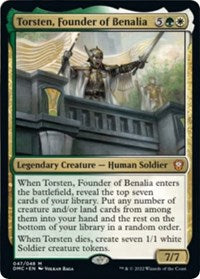 Torsten, Founder of Benalia (47) [Commander: Dominaria United]