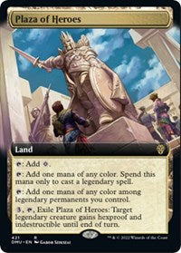 Plaza of Heroes (Extended Art) (421) [Dominaria United]