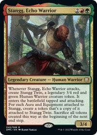 Stangg, Echo Warrior (42) [Commander: Dominaria United]