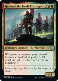 General Marhault Elsdragon (31) [Commander: Dominaria United]