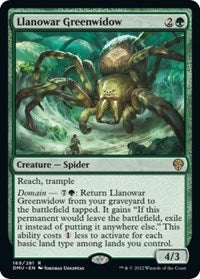 Llanowar Greenwidow (169) [Dominaria United]