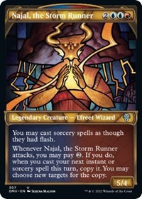 Najal, the Storm Runner (Showcase) (307) [Dominaria United]