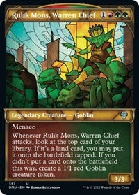 Rulik Mons, Warren Chief (Textured Foil) (357) [Dominaria United]