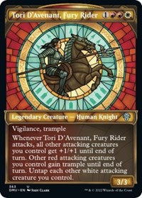 Tori D'Avenant, Fury Rider (Textured Foil) (363) [Dominaria United]