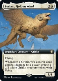 Zeriam, Golden Wind (Extended Art) (81) [Commander: Dominaria United]