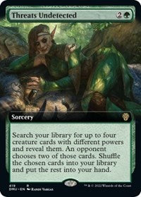 Threats Undetected (Extended Art) (419) [Dominaria United]