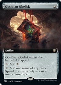 Obsidian Obelisk (Extended Art) (94) [Commander: Dominaria United]