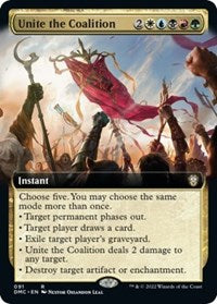 Unite the Coalition (Extended Art) (91) [Commander: Dominaria United]
