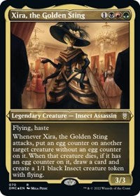 Xira, the Golden Sting (Foil Etched) (70) [Commander: Dominaria United]
