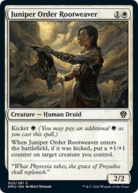 Juniper Order Rootweaver (22) [Dominaria United]
