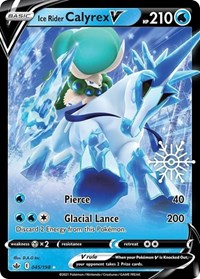 Ice Rider Calyrex V - 045/198 (Holiday Calendar) (045/198) [Miscellaneous Cards & Products]