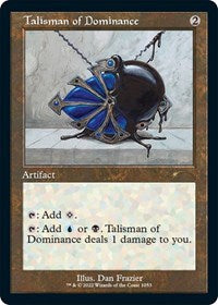 Talisman of Dominance (Retro Frame) (1053) [Secret Lair Drop Series]