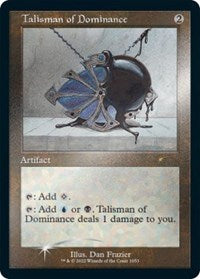 Talisman of Dominance (Retro Frame) (Foil Etched) (1053) [Secret Lair Drop Series]