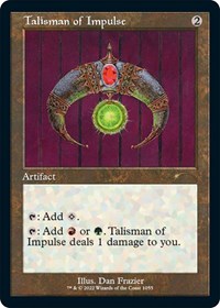 Talisman of Impulse (Retro Frame) (1055) [Secret Lair Drop Series]