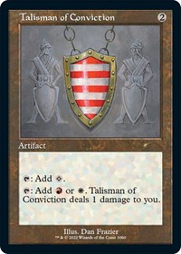 Talisman of Conviction (Retro Frame) (1060) [Secret Lair Drop Series]