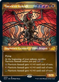 Vaevictis Asmadi (Stained Glass) (Textured Foil) (1070) [Secret Lair Drop Series]