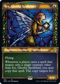 Ivy, Gleeful Spellthief (Textured Foil) (341) [Dominaria United]