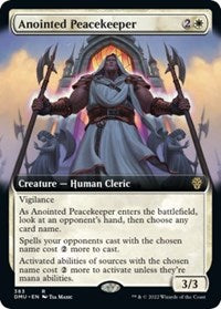 Anointed Peacekeeper (Extended Art) (383) [Dominaria United]