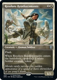 Resolute Reinforcements (430) [Promo Pack: Dominaria United]