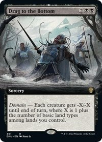 Drag to the Bottom (Extended Art) (401) [Dominaria United]