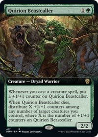 Quirion Beastcaller (Extended Art) (417) [Dominaria United]