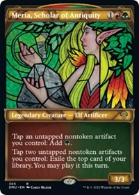 Meria, Scholar of Antiquity (Showcase) (305) [Dominaria United]
