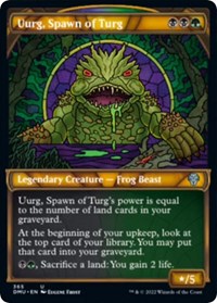 Uurg, Spawn of Turg (Textured Foil) (365) [Dominaria United]