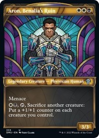 Aron, Benalia's Ruin (Textured Foil) (333) [Dominaria United]