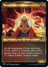 Baird, Argivian Recruiter (Textured Foil) (335) [Dominaria United]