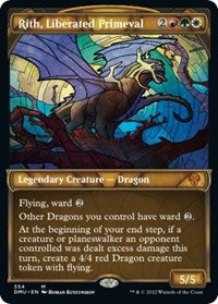 Rith, Liberated Primeval (Textured Foil) (354) [Dominaria United]