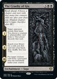 The Cruelty of Gix (87) [Dominaria United]