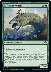 Elfhame Wurm (161) [Dominaria United]