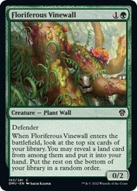 Floriferous Vinewall (163) [Dominaria United]