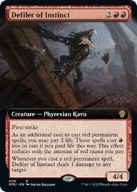 Defiler of Instinct (Extended Art) (406) [Dominaria United]