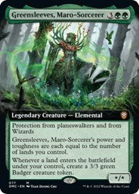 Greensleeves, Maro-Sorcerer (Extended Art) (77) [Commander: Dominaria United]