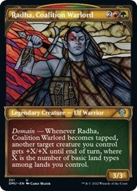 Radha, Coalition Warlord (Textured Foil) (351) [Dominaria United]