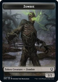 Zombie Token (9) [Commander: Dominaria United]