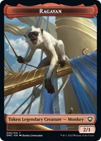 Ragavan // Treasure Double-Sided Token (6 // 24) [Commander: Dominaria United]